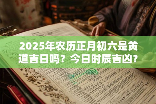 2025年农历正月初六是黄道吉日吗？今日时辰吉凶？