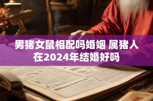 男猪女鼠相配吗婚姻 属猪人在2024年结婚好吗