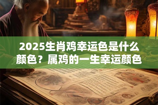 2025生肖鸡幸运色是什么颜色？属鸡的一生幸运颜色查询！