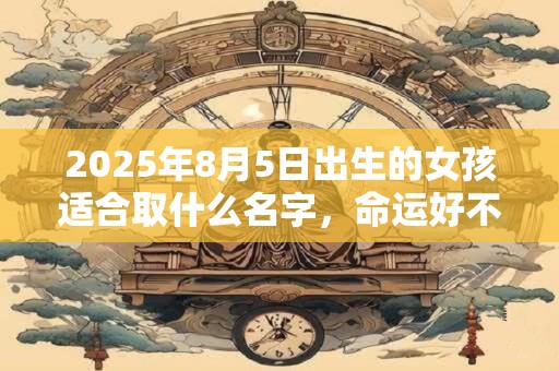 2026年8月5日出生的女孩适合取什么名字,命运好不好? 2026年8月5日出生的女孩适合取什么名字,命运好不好?