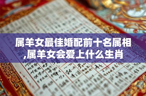 属羊女最佳婚配前十名属相,属羊女会爱上什么生肖