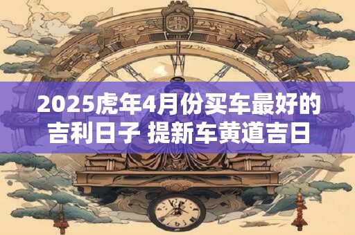 2025虎年4月份买车最好的吉利日子 提新车黄道吉日