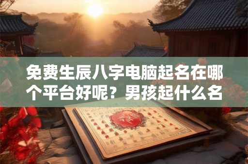 免费生辰八字电脑起名在哪个平台好呢？男孩起什么名字比较好？