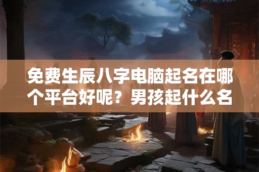 免费生辰八字电脑起名在哪个平台好呢？男孩起什么名字比较好？