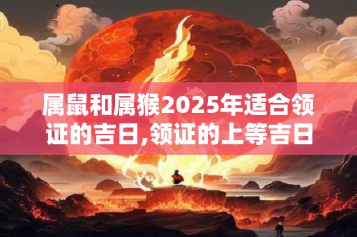 属鼠和属猴2025年适合领证的吉日,领证的上等吉日