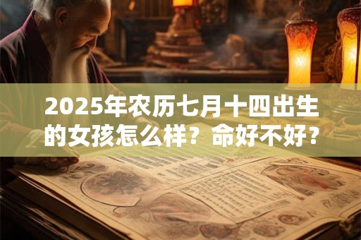 2025年农历七月十四出生的女孩怎么样？命好不好？