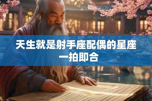 天生就是射手座配偶的星座  一拍即合