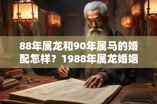 88年属龙和90年属马的婚配怎样？1988年属龙婚姻命运