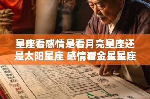 星座看感情是看月亮星座还是太阳星座 感情看金星星座