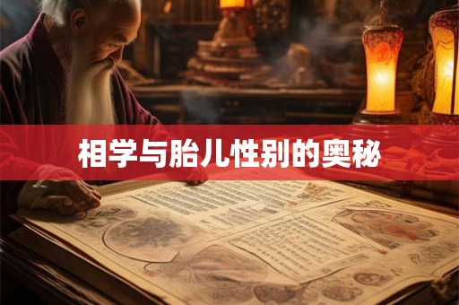 相学与胎儿性别的奥秘