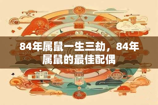84年属鼠一生三劫，84年属鼠的最佳配偶