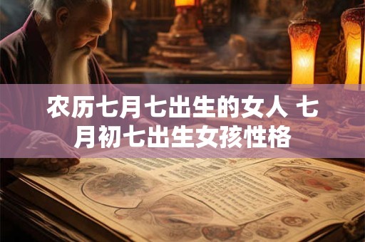 农历七月七出生的女人 七月初七出生女孩性格