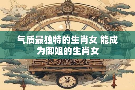 气质最独特的生肖女 能成为御姐的生肖女
