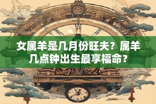 女属羊是几月份旺夫?属羊几点钟出生最享福命? 女属羊是几月份旺夫?属羊几点钟出生最享福命?