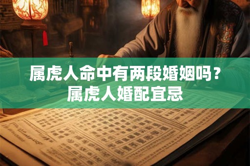 属虎人命中有两段婚姻吗？属虎人婚配宜忌