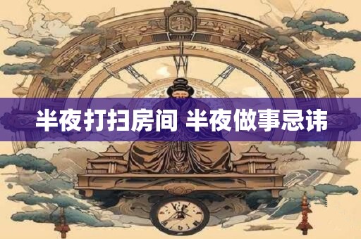 半夜打扫房间 半夜做事忌讳
