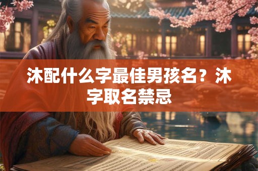 沐配什么字最佳男孩名？沐字取名禁忌