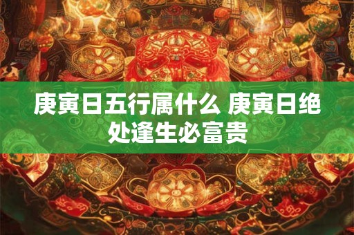 庚寅日五行属什么 庚寅日绝处逢生必富贵 庚寅日五行属什么 庚寅日绝处逢生必富贵