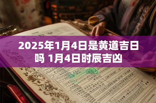 2025年1月4日是黄道吉日吗 1月4日时辰吉凶 2025年1月4日是黄道吉日吗 1月4日时辰吉凶