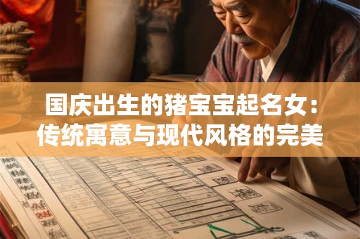 国庆出生的猪宝宝起名女：传统寓意与现代风格的完美结合