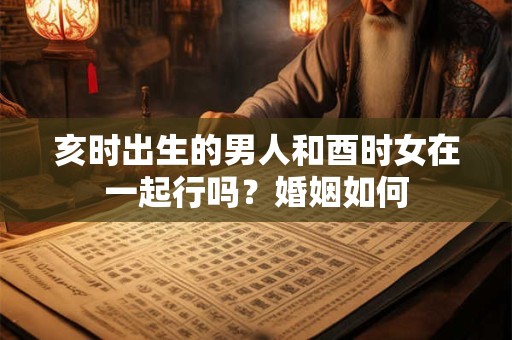 亥时出生的男人和酉时女在一起行吗？婚姻如何