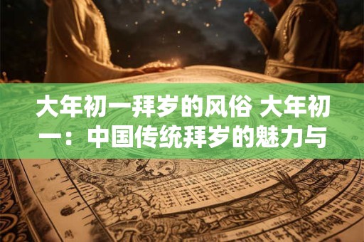 大年初一拜岁的风俗 大年初一：中国传统拜岁的魅力与风俗