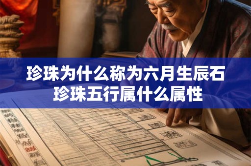 珍珠为什么称为六月生辰石 珍珠五行属什么属性