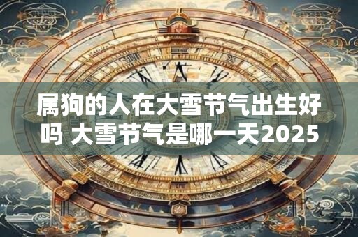 属狗的人在大雪节气出生好吗 大雪节气是哪一天2025