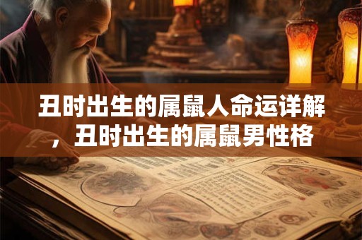 丑时出生的属鼠人命运详解，丑时出生的属鼠男性格