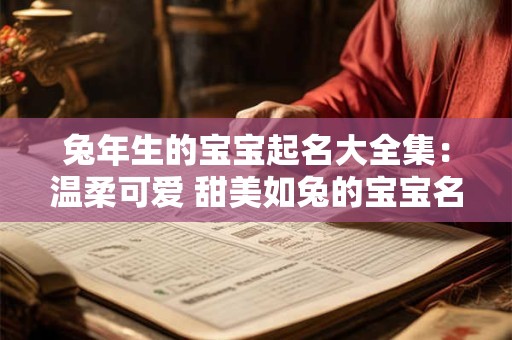 兔年生的宝宝起名大全集：温柔可爱 甜美如兔的宝宝名字推荐