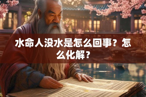 水命人没水是怎么回事？怎么化解？