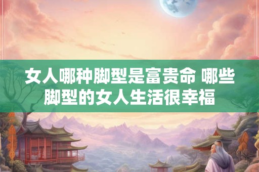 女人哪种脚型是富贵命 哪些脚型的女人生活很幸福