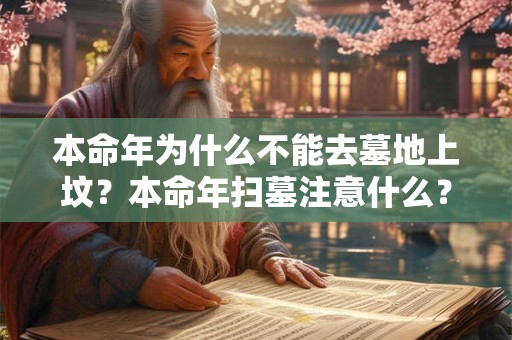 本命年为什么不能去墓地上坟？本命年扫墓注意什么？