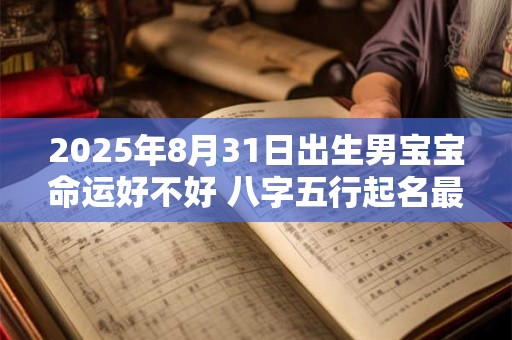 2025年8月31日出生男宝宝命运好不好 八字五行起名最全款