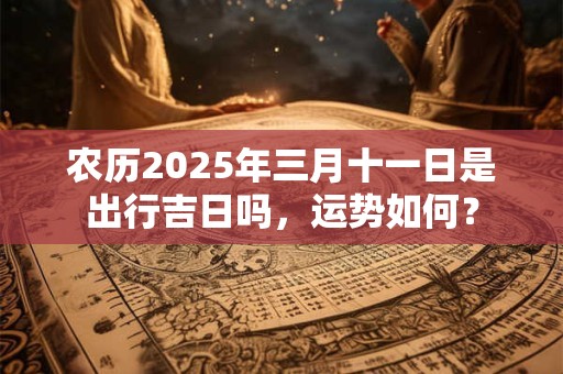 农历2025年三月十一日是出行吉日吗,运势如何? 农历2025年三月十一日是出行吉日吗,运势如何?