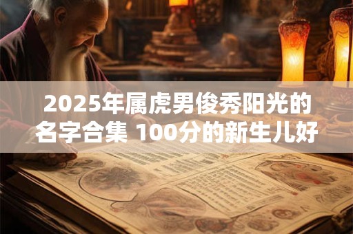 2025年属虎男俊秀阳光的名字合集 100分的新生儿好名