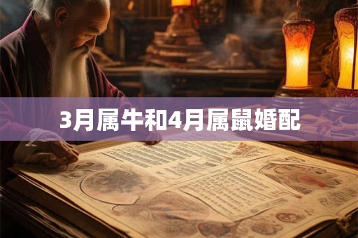 3月属牛和4月属鼠婚配