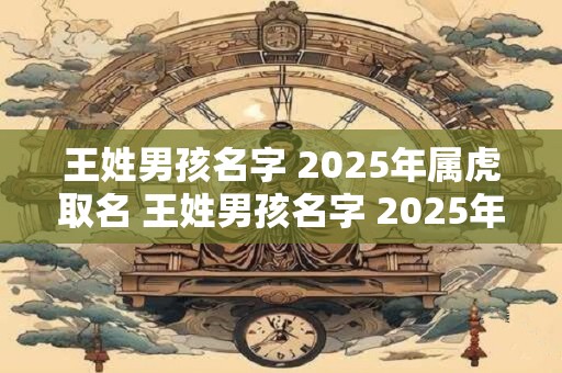 王姓男孩名字 2025年属虎取名 王姓男孩名字 2025年属虎取名大全