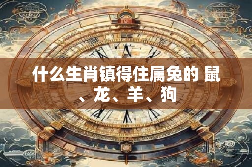 什么生肖镇得住属兔的 鼠、龙、羊、狗