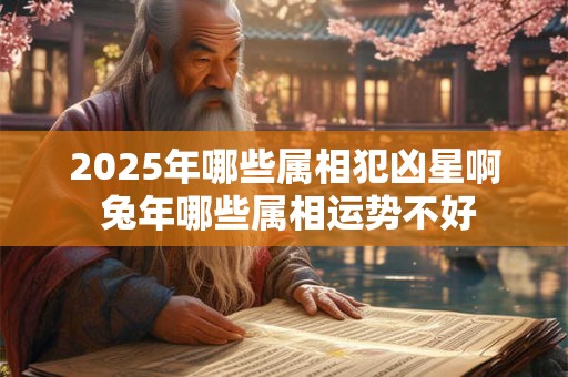 2025年哪些属相犯凶星啊 兔年哪些属相运势不好