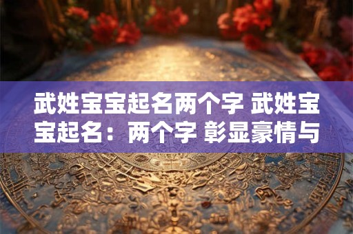 武姓宝宝起名两个字 武姓宝宝起名：两个字 彰显豪情与智慧