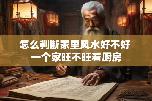 怎么判断家里风水好不好 一个家旺不旺看厨房