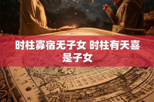 时柱寡宿无子女 时柱有天喜是子女