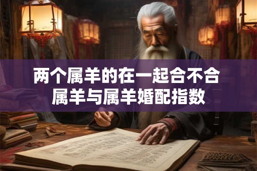 两个属羊的在一起合不合 属羊与属羊婚配指数