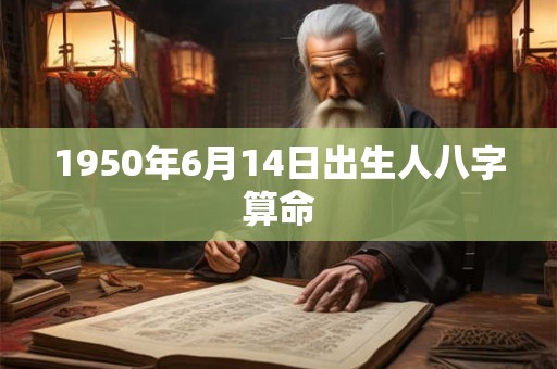 1950年6月14日出生人八字算命