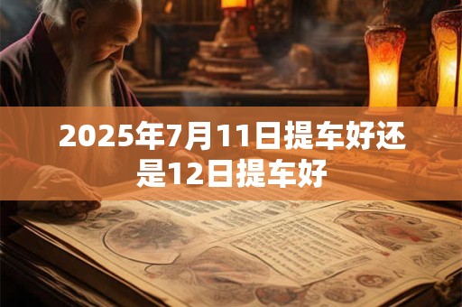 2025年7月11日提车好还是12日提车好