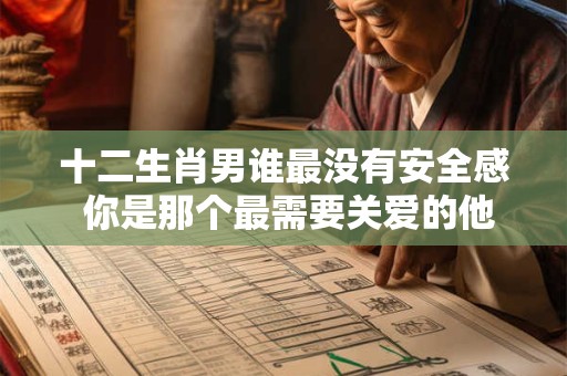 详细阅读:十二生肖男谁最没有安全感 你是那个最需要关爱的他吗 十二生肖男谁最没有安全感 你是那个最需要关爱的他吗