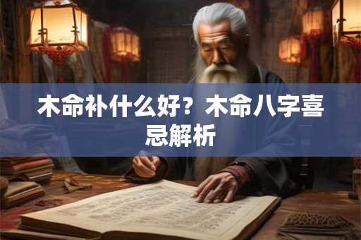 木命补什么好？木命八字喜忌解析