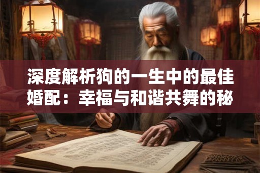 深度解析狗的一生中的最佳婚配：幸福与和谐共舞的秘诀！