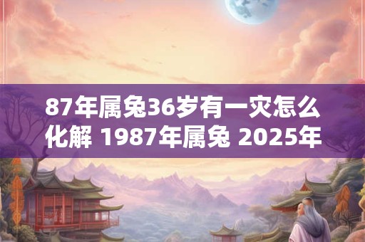 87年属兔36岁有一灾怎么化解 1987年属兔 2025年本命年命运如何